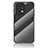 Custodia Silicone Specchio Laterale Sfumato Arcobaleno Cover LS2 per Oppo Find X5 Pro 5G Nero