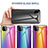 Custodia Silicone Specchio Laterale Sfumato Arcobaleno Cover LS2 per Samsung Galaxy A22 5G