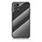 Custodia Silicone Specchio Laterale Sfumato Arcobaleno Cover LS2 per Samsung Galaxy A23 5G Nero