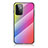 Custodia Silicone Specchio Laterale Sfumato Arcobaleno Cover LS2 per Samsung Galaxy A72 5G