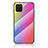 Custodia Silicone Specchio Laterale Sfumato Arcobaleno Cover LS2 per Samsung Galaxy A81 Rosa