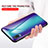 Custodia Silicone Specchio Laterale Sfumato Arcobaleno Cover LS2 per Samsung Galaxy M02