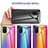 Custodia Silicone Specchio Laterale Sfumato Arcobaleno Cover LS2 per Samsung Galaxy M02s