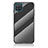 Custodia Silicone Specchio Laterale Sfumato Arcobaleno Cover LS2 per Samsung Galaxy M12 Nero
