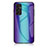 Custodia Silicone Specchio Laterale Sfumato Arcobaleno Cover LS2 per Samsung Galaxy M13 4G
