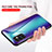 Custodia Silicone Specchio Laterale Sfumato Arcobaleno Cover LS2 per Samsung Galaxy M23 5G