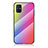 Custodia Silicone Specchio Laterale Sfumato Arcobaleno Cover LS2 per Samsung Galaxy M31s