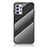 Custodia Silicone Specchio Laterale Sfumato Arcobaleno Cover LS2 per Samsung Galaxy M32 5G Nero