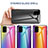 Custodia Silicone Specchio Laterale Sfumato Arcobaleno Cover LS2 per Samsung Galaxy M40S