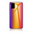 Custodia Silicone Specchio Laterale Sfumato Arcobaleno Cover LS2 per Samsung Galaxy M40S Arancione
