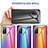 Custodia Silicone Specchio Laterale Sfumato Arcobaleno Cover LS2 per Samsung Galaxy S20 FE 5G