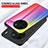 Custodia Silicone Specchio Laterale Sfumato Arcobaleno Cover LS2 per Vivo X90 Pro 5G