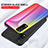 Custodia Silicone Specchio Laterale Sfumato Arcobaleno Cover LS2 per Vivo Y12s