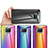 Custodia Silicone Specchio Laterale Sfumato Arcobaleno Cover LS2 per Xiaomi Mi 10i 5G
