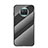 Custodia Silicone Specchio Laterale Sfumato Arcobaleno Cover LS2 per Xiaomi Mi 10i 5G Nero