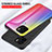 Custodia Silicone Specchio Laterale Sfumato Arcobaleno Cover LS2 per Xiaomi Redmi A1 Plus