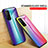 Custodia Silicone Specchio Laterale Sfumato Arcobaleno Cover LS2 per Xiaomi Redmi K30S 5G