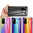 Custodia Silicone Specchio Laterale Sfumato Arcobaleno Cover LS2 per Xiaomi Redmi K30S 5G