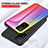 Custodia Silicone Specchio Laterale Sfumato Arcobaleno Cover LS2 per Xiaomi Redmi K30S 5G