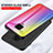 Custodia Silicone Specchio Laterale Sfumato Arcobaleno Cover LS2 per Xiaomi Redmi Note 9S