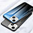 Custodia Silicone Specchio Laterale Sfumato Arcobaleno Cover M01 per Apple iPhone 13 Mini