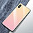 Custodia Silicone Specchio Laterale Sfumato Arcobaleno Cover M01 per Apple iPhone X