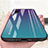 Custodia Silicone Specchio Laterale Sfumato Arcobaleno Cover M01 per Huawei P30