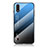 Custodia Silicone Specchio Laterale Sfumato Arcobaleno Cover M01 per Samsung Galaxy A01 SM-A015