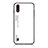 Custodia Silicone Specchio Laterale Sfumato Arcobaleno Cover M01 per Samsung Galaxy A01 SM-A015 Bianco