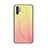 Custodia Silicone Specchio Laterale Sfumato Arcobaleno Cover M01 per Samsung Galaxy Note 10 Plus 5G Giallo