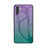Custodia Silicone Specchio Laterale Sfumato Arcobaleno Cover M01 per Samsung Galaxy Note 10 Plus 5G Multicolore