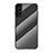 Custodia Silicone Specchio Laterale Sfumato Arcobaleno Cover M01 per Samsung Galaxy S23 5G Nero