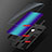 Custodia Silicone Specchio Laterale Sfumato Arcobaleno Cover M01 per Samsung Galaxy S23 Ultra 5G