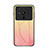 Custodia Silicone Specchio Laterale Sfumato Arcobaleno Cover M01 per Xiaomi Mi 12 Ultra 5G Arancione