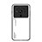 Custodia Silicone Specchio Laterale Sfumato Arcobaleno Cover M01 per Xiaomi Mi 12 Ultra 5G Bianco