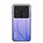 Custodia Silicone Specchio Laterale Sfumato Arcobaleno Cover M01 per Xiaomi Mi 12 Ultra 5G Lavanda