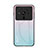 Custodia Silicone Specchio Laterale Sfumato Arcobaleno Cover M01 per Xiaomi Mi 12 Ultra 5G Rosa
