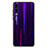 Custodia Silicone Specchio Laterale Sfumato Arcobaleno Cover M02 per Huawei P30