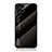 Custodia Silicone Specchio Laterale Sfumato Arcobaleno Cover M02 per Samsung Galaxy S21 Ultra 5G Nero
