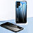 Custodia Silicone Specchio Laterale Sfumato Arcobaleno Cover M02 per Samsung Galaxy S23 Ultra 5G