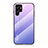 Custodia Silicone Specchio Laterale Sfumato Arcobaleno Cover M02 per Samsung Galaxy S23 Ultra 5G Lavanda