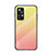 Custodia Silicone Specchio Laterale Sfumato Arcobaleno Cover M02 per Xiaomi Mi 12 Pro 5G Arancione
