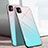 Custodia Silicone Specchio Laterale Sfumato Arcobaleno Cover per Apple iPhone 11 Cielo Blu
