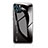 Custodia Silicone Specchio Laterale Sfumato Arcobaleno Cover per Apple iPhone 13 Pro Max Nero