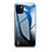 Custodia Silicone Specchio Laterale Sfumato Arcobaleno Cover per Apple iPhone 14 Plus Blu