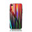 Custodia Silicone Specchio Laterale Sfumato Arcobaleno Cover per Apple iPhone 7
