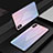 Custodia Silicone Specchio Laterale Sfumato Arcobaleno Cover per Apple iPhone Xs Rosa