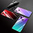 Custodia Silicone Specchio Laterale Sfumato Arcobaleno Cover per Huawei Enjoy 9 Plus