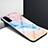 Custodia Silicone Specchio Laterale Sfumato Arcobaleno Cover per Huawei Enjoy Z 5G Arancione