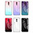 Custodia Silicone Specchio Laterale Sfumato Arcobaleno Cover per Huawei G10